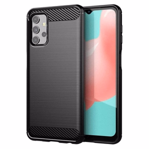 CARBON viedtālruņa apvalks SAMSUNG A32 LTE ( 4G ) melns