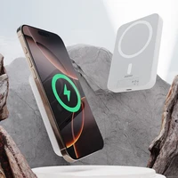 Portatīvais lādētājs Dudao K26S 5000mAh 20W USB-A / USB-C / Magnētiskais - balta