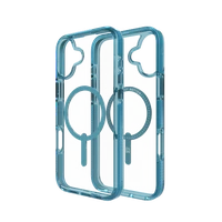 ZAGG Santa Cruz Snap Magnētiskais viedtālruņa apvalks iPhone 16 Plus - zils