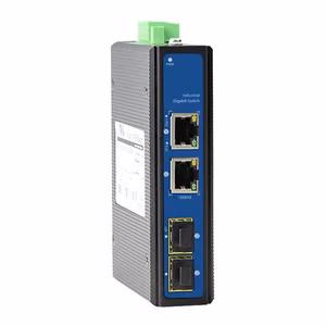 PoE Switch 2 Ports 1000M ar 2 SFP Ports 1000M