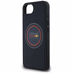 Viedtālruņa apvalks RED BULL ar tīklojuma logotipu un sarkano gredzenu Magnētiskais MagSafe Iphone 16e tumši zils