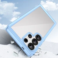 Viedtālruņa apvalks (m) ar Gel Frame Samsung Galaxy S25 Ultra - zils (m)