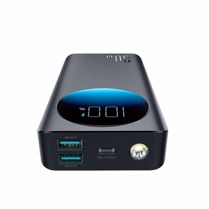 Portatīvais lādētājs Joyroom JR-PBF02 melns 20000mAh (30W) + Type-C kabelis