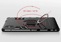 Viedtālruņa apvalks Ring Armor Redmi 13 4G melns (m)