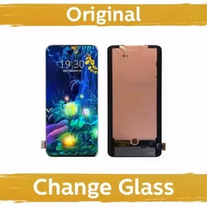 LCD displejs saderīgs ar OnePlus 7T Pro / 7 Pro melns (atjaunots: Ķīna)