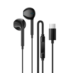 Borofone austiņas BM100 Fuente ar mikrofonu Type C (DAC) melnas