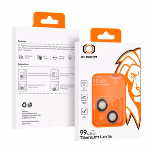 Tempered glass Tel Protect Titanium Lens 99% AR on camera for Iphone 13/13 Mini transparent (lens 2 pcs)
