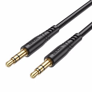 Cable AUX Jack 3,5 mm to Jack 3,5 mm Hoco 1 m UPA24 black