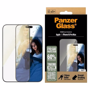 PanzerGlass EyeCare aizsargstikls iPhone 16 Pro Max 6.9" Īpaši platais pielietojums 2868