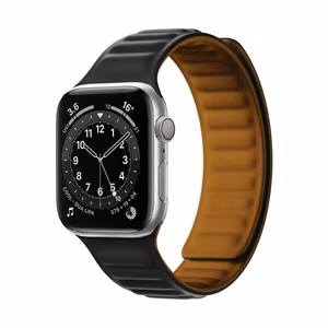 Magnetic Strap Magnētiskā Siksniņa Rokassprādze Apple Watch 38/40mm - melna