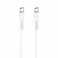 FORCELL F-ENERGY C347 kabelis Type C uz Type C QC4.0 PD 5A 100W Silikona 1 m balts