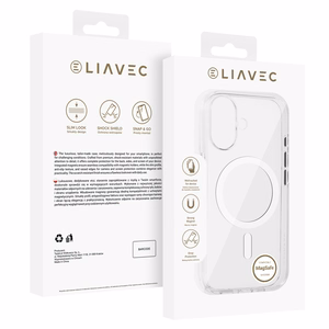 Liavec Pure maciņš priekš Iphone 17 balts
