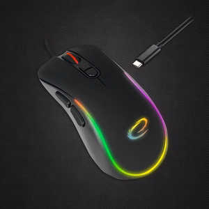 Esperanza EGM303 pele labās rokas USB Type-C optiskā 2400 DPI