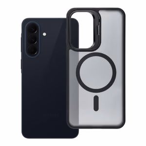 Maciņš priekš Samsung A57 Forcell F-Protect Shadow Stand Premium saderīgs ar MagSafe melns