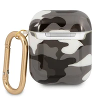 Guess GUA2UCAMG AirPods apvalks melns/melns Camo kolekcija