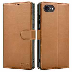 Tech-Protect Wallet viedtālruņa apvalks iPhone 16e - brūns