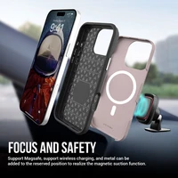 Perfectionists Trīsstūra Mag futrālis iPhone 17 rozā zelts