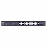TP-Link Omada ES228GMP network switch Managed L2 Gigabit Ethernet (10/100/1000) Power over Ethernet (PoE) melns