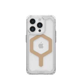 UAG Plyo Magnētiskais viedtālruņa apvalks iPhone 15 Pro - caurspīdīgs un zelta