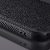 Nillkin CamShield ādas S apvalks iPhone 14 Pro Max ar kameras vāciņu zaļš