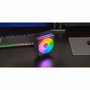 Mars Gaming MCPU-LCD procesora gaisa dzesētājs 12 cm melns 1 gab.