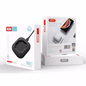 Bezvadu lādētājs XO WX017 melns 10W (priekš Airpods 2 / Airpods Pro)