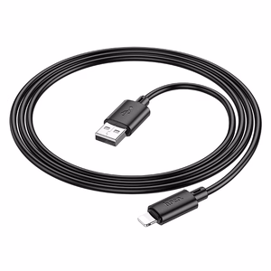 Kabelis USB A uz Lightning Hoco 2,4A 1 m X88 melns