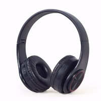 Gembird BHP-LED-01 headphones/headset Wired & Wireless Head-band Music/Everyday Micro-USB Bluetooth melns