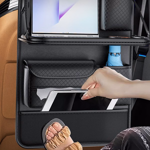 Salokāms auto organizators priekšējiem sēdekļiem ar nodalījumiem D03-B, melns