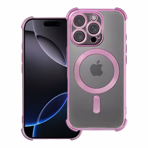 Case for iPhone 16 PRO Antishock Electro compatible with MagSafe purple