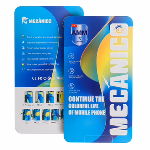 Mecanico Soft OLED ekrāns Incell iPhone 15 ar rāmi (Support IC Transplant) - melns