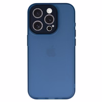 AG Matte Series viedtālruņa apvalks Iphone 15 Plus zils