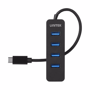 UNITEK Sadalītājs USB-C 4XUSB-A 3.1, aktīvs, 10 W, H1117B