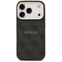GUESS viedtālruņa apvalks (m) IPHONE 17 Pro ar MagSafe saderīgs PU 4G W/ Classic - melns