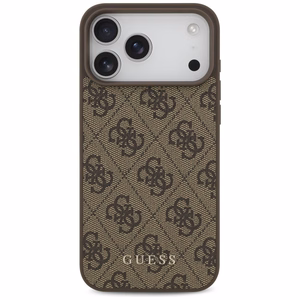 Guess 4G Classic viedtālruņa apvalks iPhone 17 Pro Max - brūns