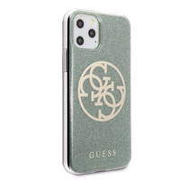 Guess GUHCN65PCUGLKA iPhone 11 Pro Max haki cietais apvalks 4G Circle Glitter