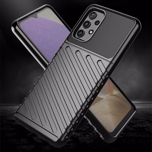 Thunder Case elastīgs izturīgs izturīgs apvalks TPU viedtālruņa apvalks Samsung Galaxy A72 4G zils