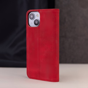 Smart Suede maciņš Honor 600 / Honor 600 Pro, sarkans