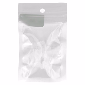 Silikona putekļu aizbāzis Lightning balts - 10 gab.