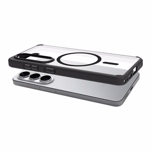 Spigen Ultra Hybrid Mag MagSafe maciņš priekš Samsung Galaxy S26 caurspīdīgs melns