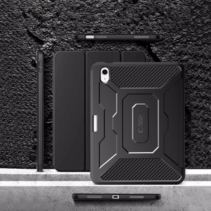 Tech-Protect Endurance apvalks iPad 10.9” 10 / 2022 / 11” 11 / 2025 - melns