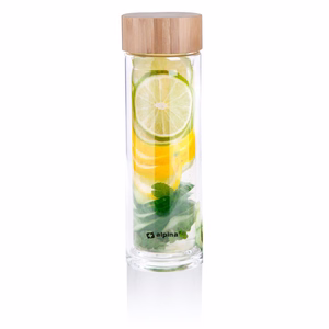 Alpina dubultsienu stikla termopudele, 450 ml