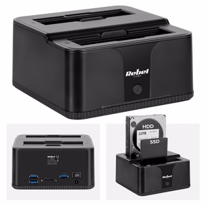 Rebel USB 3.0 dokstacija HDD/SSD diskiem
