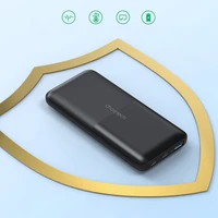 Portatīvais lādētājs Choetech B654 10000mAh 22,5W USB-A / USB-C / micro USB ar iebūvētu USB-C / Lightning kabeli (melns)