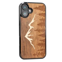 Bewood case for iPhone 16 Plus 6,7" Mountains Imbuia
