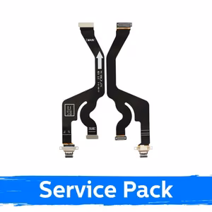 Разъём зарядки для Samsung S937 S25 Edge с шлейфом / серебристый (Service Pack)