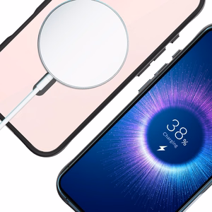 3mk Satin Armor MagCase ar MagSafe iPhone 16 - caurspīdīgs ar melnu rāmi
