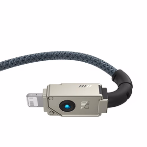 Baseus Unbreakable USB-A uz Lightning kabelis 1 m, 5V-2.4A, balts