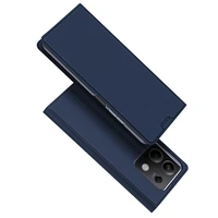 Dux Ducis Skin Pro apvalks ar atloku un kartes nodalījumu Xiaomi Redmi Note 13 5G - zils