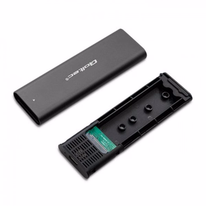 Qoltec 50312 SSD diska korpuss melns M.2